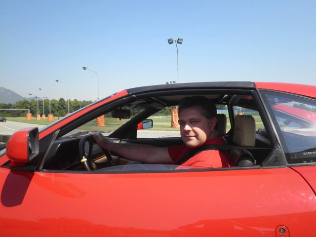  At the wheel 
